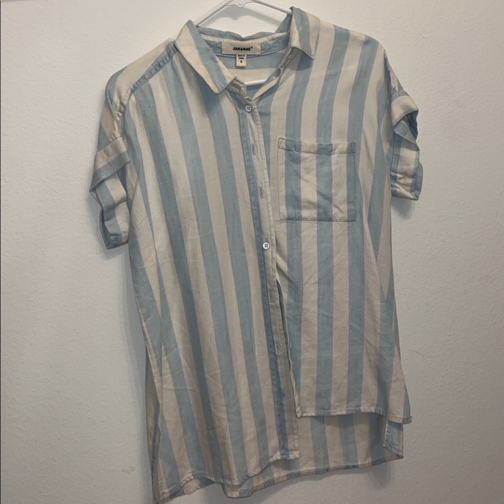 JAK&RAE Striped Button up blouse